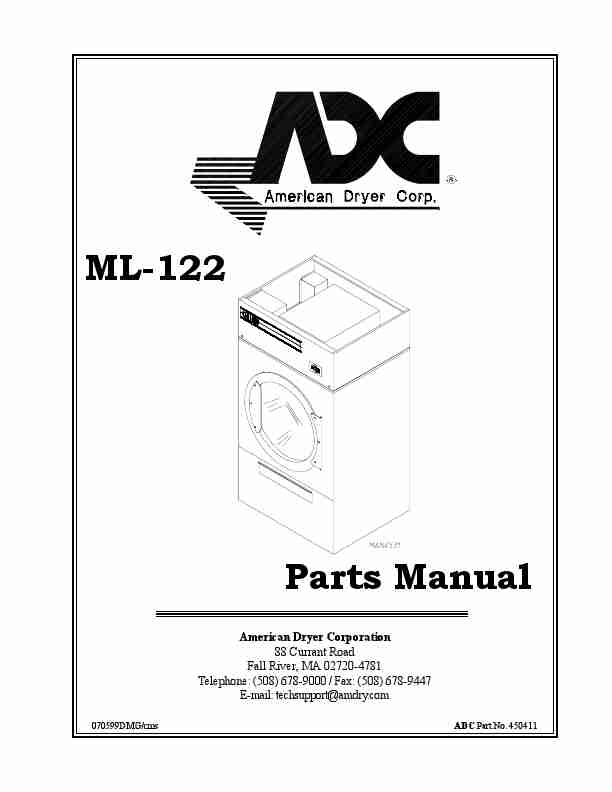 American Dryer Corp  Clothes Dryer ML-122-page_pdf